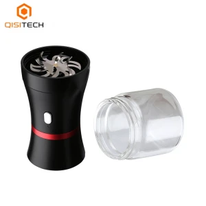 High quality plastic electronic tobacco herb grinder oem factory