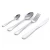 Import High Quality Reusable Bulk Silverware Customized Silver Knife Spoon Fork Manufacturer Stainless Steel Mirror Gold Cutlery Set from China