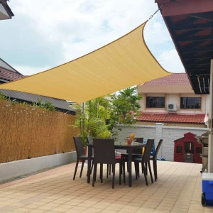 High Quality Service Hdpe Uv Stabilized Swimming Pool Four Corners Sun Shade Sail