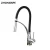 Import High Quality Single Lever Brass Black Pull Out Kitchen Faucet from China