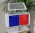 Import High Quality Solar Power red or blue color LED Flashing Warning Light from China