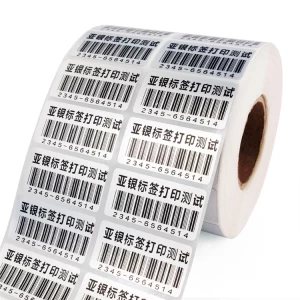 High Quality Wholesale Custom Cheap stickers die cut waterproof matt metallic silver label strickers