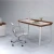 Import High quality Wholesale custom made standard size computer desk modern table studio desk from China