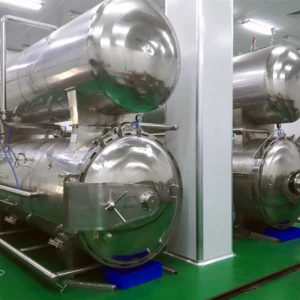 High temperature and high efficiency steam sterilizing Autoclave kettle Retort Sterilization in Food Processing