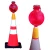 Import High Visibility Flashing Solar Powered  Traffic Cone LED Barricade Light from China