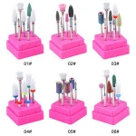 HIGHT QUALITY Nail Drill Bits set 7pcs 2/32 Milling Nail Drill Ceramic Bits Manicure Ceramic Nail Sander Bits Set Of Ceramic