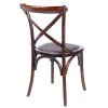 HM Furniture American Style Oak Wood Cross Back Restaurant Chair