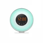 Homeplus New Wake-up Light Alarm Clock Led Touch Clock Led Light Fm Radio Bedroom