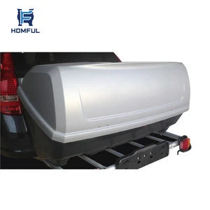 HOMFUL Universal Car Roof Luggage Carrier Camping Portable Car Roof Luggage Box Roof Box