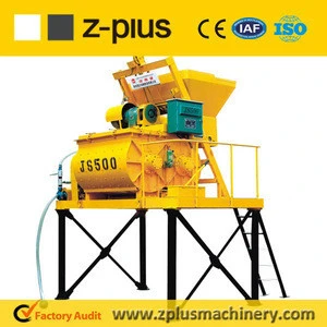 Hopper aggregate feeding HZS25 small scale machinery for concrete production