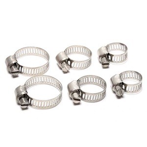 Hose Clamp Water Pipe Clamps Worm Gear Clips  304 Stainless Steel Fuel Line Clamp  Hose Clip