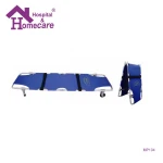 Hosital Medical Aluminum alloy Loading Stretcher  with two wheels and two legs