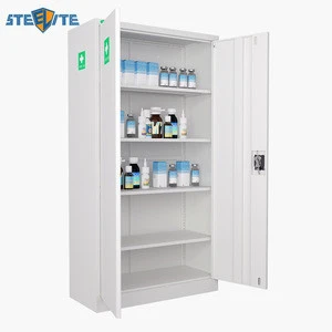 Hospital Metal Medical Storage Cabinet First Aid Kit Case