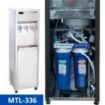 Hot And Cold Water Purifier Has A 100GPD RO Drinking Water Filtration System With Stainless Steel Shell