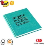 Hot customized hardcover dairy student exercise book.office notebook with logo printed