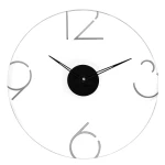 Hot jewish Acrylic Wall Clock factory custom Lucite Hanger Clock