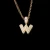 Import Hot Sale 14K Gold Plated Copper Zircon Colgante Bling Initial Custom Letter Pendant For Men from China