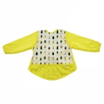 Hot Sale Baby Sleeve Apron Unisex Toddler Infant Waterproof Smock Sleeve Bibs smocked children clothing baby