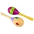 Import Hot-sale colorful musical instruments wooden mini music maraca toy maracas for children from China