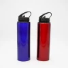 Hot Sale eco friendly Outdoor single wall 750ml Aluminum Sports bicycle Water Bottle with straw lid
