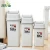 Import hot sale fashional dust bin plastic waste bin with swing lid from China