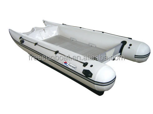 Hot sale inflatable power catamaran boat rescue boat