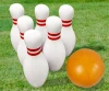 Hot sale  kid&#x27;s indoor-outdoor game toys inflatable bowling pins set for sale
