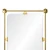 Import Hot sale living room furniture stainless steel gold frame design decorative wall mirror from China