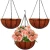 Import Hot Sale Metal Wire Baskets with Coco Liner Hanging Pots for Plants Indoor, Hanging Flower Pots for Railings from China