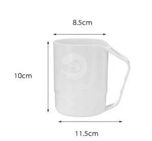 Hot Sale New Design Durable Bathroom PP Plastic Mouth-rinsing Cup Inverted Toothbrush Storage Cup