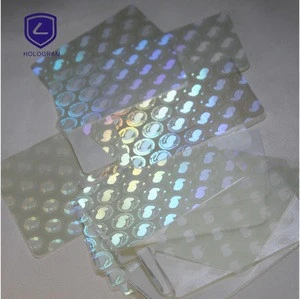 Printing card with hologram sticker/hologram card/PVC card, scratch card, id card hologram stickers