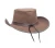 Import Hot Sale Stylish Brown Hat Cowboy Western Leather Hat from USA