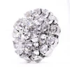 Hot Sales Clear Rhinestone Round Clothes Decorative Button For  Dresses