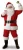 Import Hot sell Christmas Santa Claus cosplay costume red coat pants belt hat mustache bag set 6 pieces suit from China