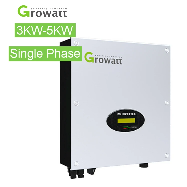 Hot Sell Growatt Inverter 3KW 5KW 6KW 10KW 1 Phase Solar Inverter Price On Grid Solar Power Inverter