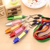 Hot sell plastic led light ball pen with sticky notes