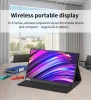 Hot Seller Portable 15.6inch Wireless 1080p Touchscreen Gaming Monitor with 6000mAh Battery