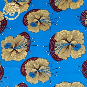 Hot selling 100% cotton real wax printed real batik fabric