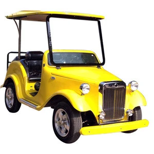 Hot selling 4 seats tourist classic sightseeing electric car