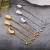 Hot Selling Creative Stainless Steel Spoon Wedding Souvenirs for guests Wedding Decorations &amp; Gifts Tea Coffee Spoons