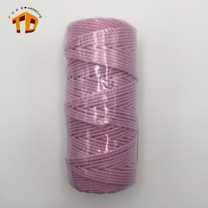 Hot selling in Australia 3mm pink color macrame cords