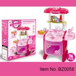 Hot selling plastic kitchen toys for children cooking