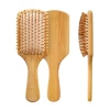 Hot Selling Private Label Natural Eco-Friendly Bamboo Paddle Scalp Massage Hair Brush