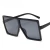 Hot Selling Retro Multi-Color big frame sunglasses womens trendy frame shades sunglasses