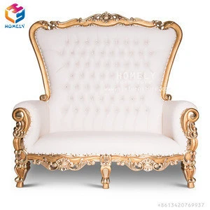 Hotel strong white indoor king chair