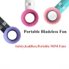 Hotselling Rechargeable Desk Stand Handheld USB Airflow MINI Portable Electric Bladeless Fan