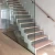 Import House DIY Floating Stairs with Glass Stair Railing Wood Tread from China