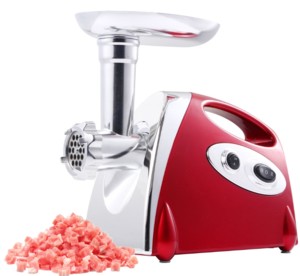 Household mincing machine sausage stuffer electric meat grinder with funnel