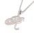 Import HOVANCI Custom 26 letter diamond necklace hips hop jewelry fancy letter necklace initial with zircon from China