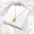 Hovanci Hot Sale Letter Stainless Steel Gold Plated 26 Letter Initial Necklace Jewelry For Women